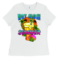 White Hot mom summer Mother's Day Ladies Tee - FaDigitalArtStudio