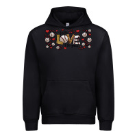 Black for the love of the game baseball Urban Hoodie - Jasminsmagicworld