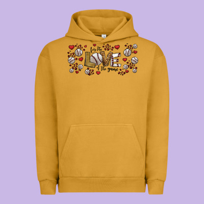 For The Love Of The Game Baseball Urban Hoodie Designed By Jasminsmagicworld