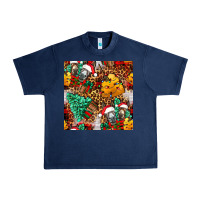 Navy christmas donkeys Urban Heavy Tee - FaDigitalArtStudio