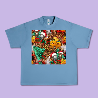 Christmas Donkeys Urban Heavy Tee Designed By Fadigitalartstudio