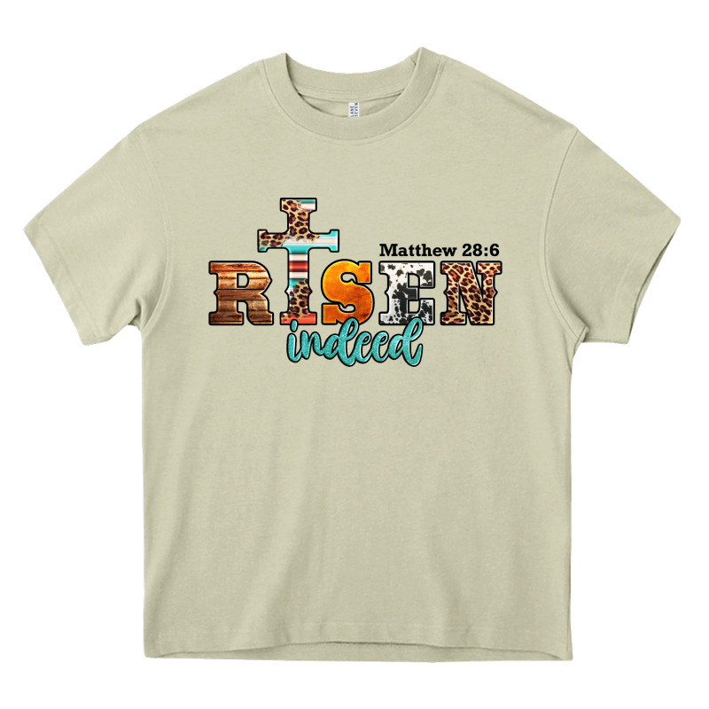 He Is Risen Indeed Matthew 28 6 Jesus Christ Easter Heavy Core Tee by Jasminsmagicworld | Teevron