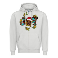 Dove Grey joy Sunflower Zipper Hoodie - JahusDesignShop