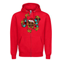 Red joy Sunflower Zipper Hoodie - JahusDesignShop