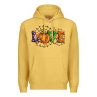 Antique Gold Halloween Love Premium Hoodie - Artiststas
