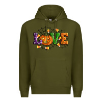Army Green Halloween Love Premium Hoodie - Artiststas
