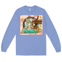 Colony Blue Easter Day He is risen 20oz skinny Long Sleeve Tee - LillyAllenDesigns