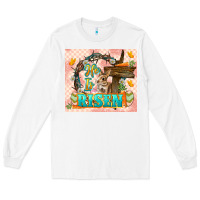 White Easter Day He is risen 20oz skinny Long Sleeve Tee - LillyAllenDesigns