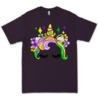 Plum unicorn mardi gras olivia Premium Tee - OliviaCreatesArt