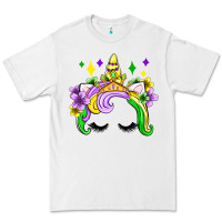 White unicorn mardi gras olivia Premium Tee - OliviaCreatesArt