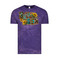 Cloud Purple Western Blessed Vintage Tee - FaDigitalArtStudio