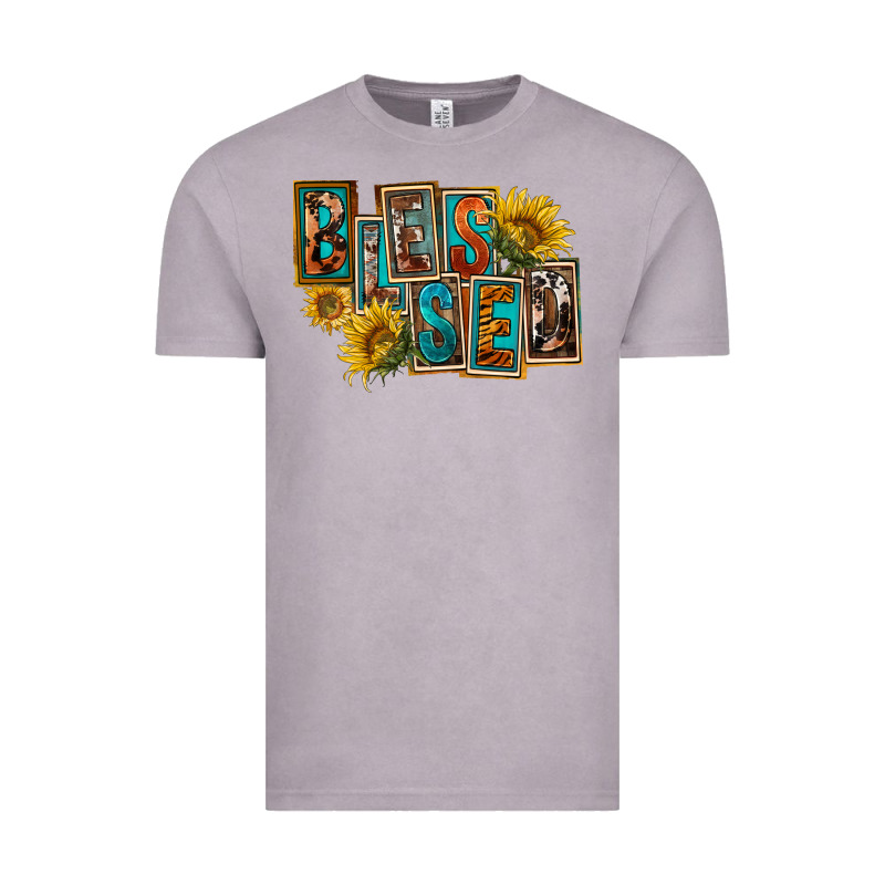 Western Blessed Vintage Tee by FaDigitalArtStudio | Teevron