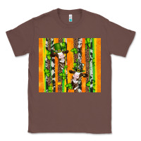 Chestnut st patricks cow and shamrock with cowhide Classic Tee - Artiststas