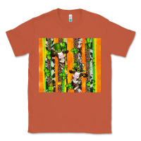 Copper st patricks cow and shamrock with cowhide Classic Tee - Artiststas