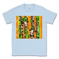 St Patricks Cow And Shamrock With Cowhide Classic Tee | Teevron