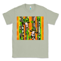 Matcha st patricks cow and shamrock with cowhide Classic Tee - Artiststas