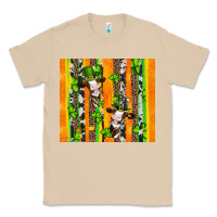 Mushroom st patricks cow and shamrock with cowhide Classic Tee - Artiststas