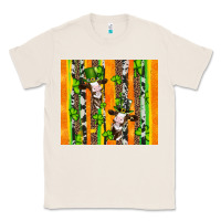 Natural st patricks cow and shamrock with cowhide Classic Tee - Artiststas