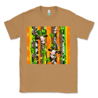 Toasted Coconut st patricks cow and shamrock with cowhide Classic Tee - Artiststas