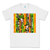 White st patricks cow and shamrock with cowhide Classic Tee - Artiststas