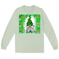 Matcha St. Patricks Day Gnome Long Sleeve Tee - CowhideDigitalArt