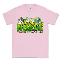 Bubblegum Pink Lucky Nurse St. Patrick's Day Classic Tee - HowdyJamesFarm