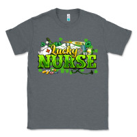 Charcoal Heather Lucky Nurse St. Patrick's Day Classic Tee - HowdyJamesFarm