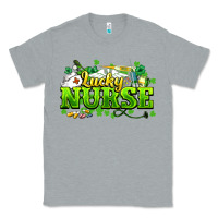 Heather Grey Lucky Nurse St. Patrick's Day Classic Tee - HowdyJamesFarm
