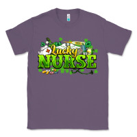 Lavender Lucky Nurse St. Patrick's Day Classic Tee - HowdyJamesFarm