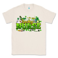 Natural Lucky Nurse St. Patrick's Day Classic Tee - HowdyJamesFarm