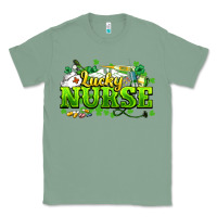 Sage Lucky Nurse St. Patrick's Day Classic Tee - HowdyJamesFarm