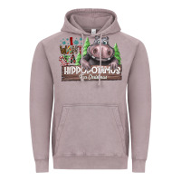 Vintage Zinc IWant Hippopota maps For Christmas Vintage Hoodie - CowhideDigitalArt