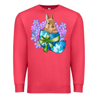 Cardinal easter bunny egg flowers Premium Sweatshirt - RanaPortraitStore