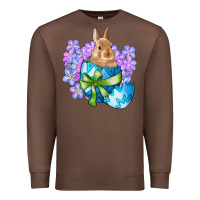Chestnut easter bunny egg flowers Premium Sweatshirt - RanaPortraitStore