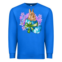 True Royal easter bunny egg flowers Premium Sweatshirt - RanaPortraitStore