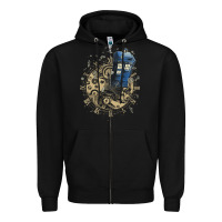 Black watch the time Zipper Hoodie - artisFamous