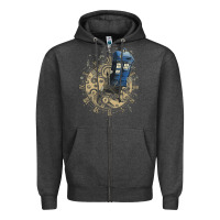 Charcoal Heather watch the time Zipper Hoodie - artisFamous