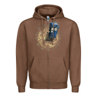 Chestnut watch the time Zipper Hoodie - artisFamous