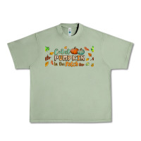 Oil Green cutest pumpkin in the patch lebbey glass Urban Heavy Tee - BundleAndBundleShop