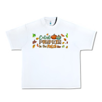 White cutest pumpkin in the patch lebbey glass Urban Heavy Tee - BundleAndBundleShop