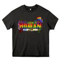 Asphalt We are all human Heavy Core Tee - CowGirlArtShop