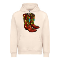 Sandshell Western Christmas Boots Urban Hoodie - RanaPortraitStore