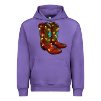 Tulip Western Christmas Boots Urban Hoodie - RanaPortraitStore