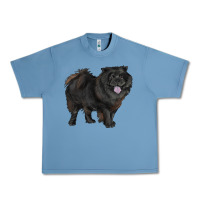 Pebble Blue black chow chow Urban Heavy Tee - RanaPortraitStore