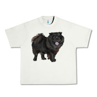 Pistachio black chow chow Urban Heavy Tee - RanaPortraitStore