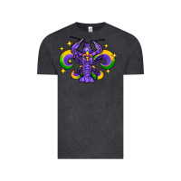 Vintage Black mardi gras crawfish 2 Vintage Tee - FaDigitalArtStudio