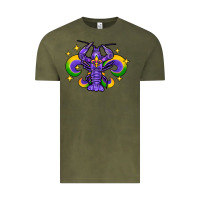 Vintage Olive mardi gras crawfish 2 Vintage Tee - FaDigitalArtStudio