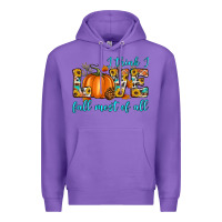 Purple i think i love fall most of all Premium Hoodie - Artiststas