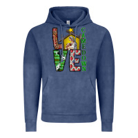 Vintage Denim Love Come Down Vintage Hoodie - CowhideDigitalArt
