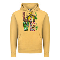 Vintage Mustard Love Come Down Vintage Hoodie - CowhideDigitalArt